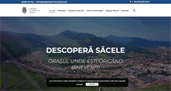 Desktop Screenshot of municipiulsacele.ro